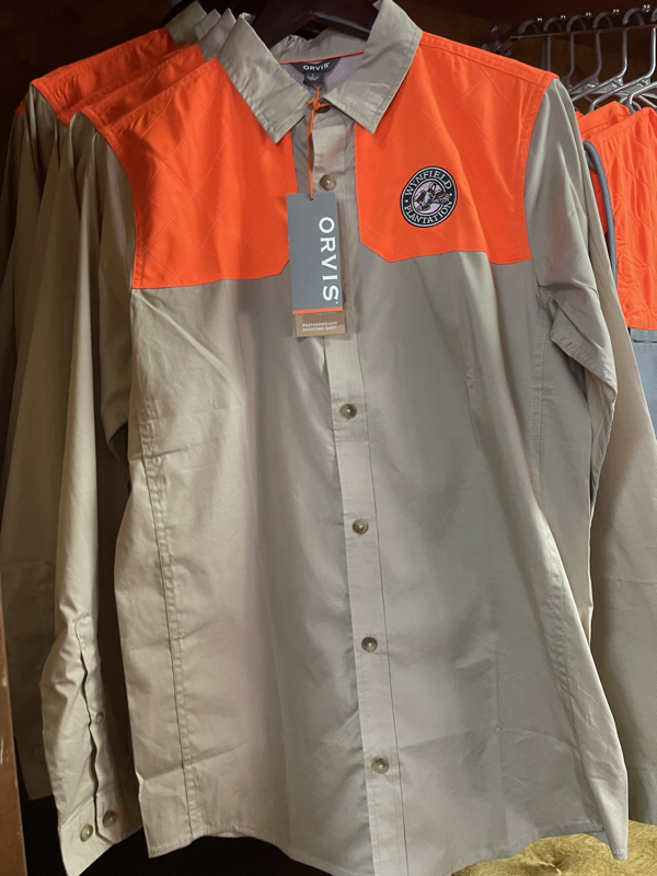 orange hunting shirt, hunting shirt, wynfield plantation, wynfield merchandise, wynfield pro shop, pro shop